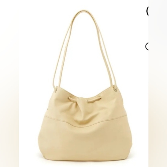 Hobo Dreamer Leather Cinch Tote in Buff (cream color) - Picture 6 of 8